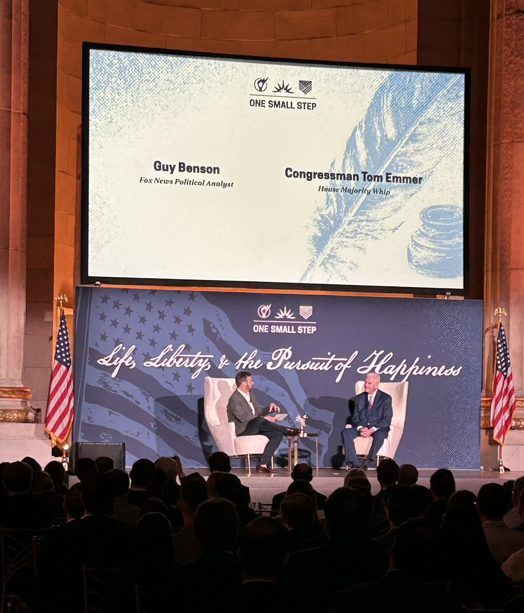 Great organization, terrific conversation, and an important milestone: thrilled to be at <a href="/AFPhq/">Americans for Prosperity</a> celebration of America’s 250th anniversary.