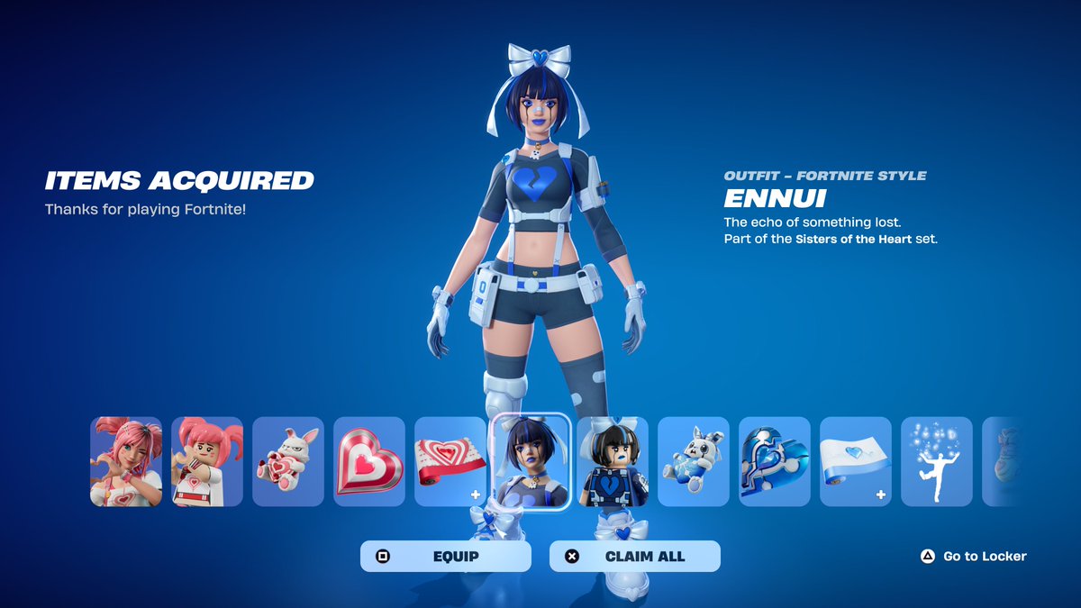 FortniteFNLK's tweet photo. Fortnite Ennui Skin Giveaway 🎁

To Enter: 
❤️♻️ LIKE &amp; RETWEET
📲 FOLLOW @FortniteFNLK @braniyt 
🛑 SUBSCRIBE https://t.co/0sQIWlvoWt
🎙️JOIN DISCORD https://t.co/WdRCsdV8FY
✅ COMMENT “DONE”

USE CODE ‘FNLK’ #ad https://t.co/jwtGv06usK