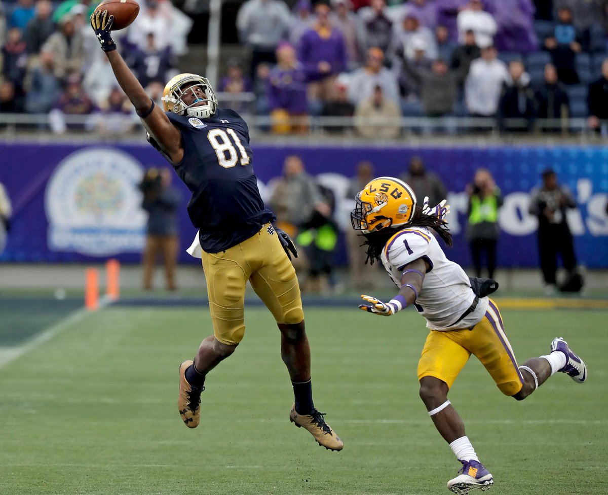 TopTierND's tweet image. Miles Boykin is retiring from football 

feels like yesterday he was catching passes from Ian Book