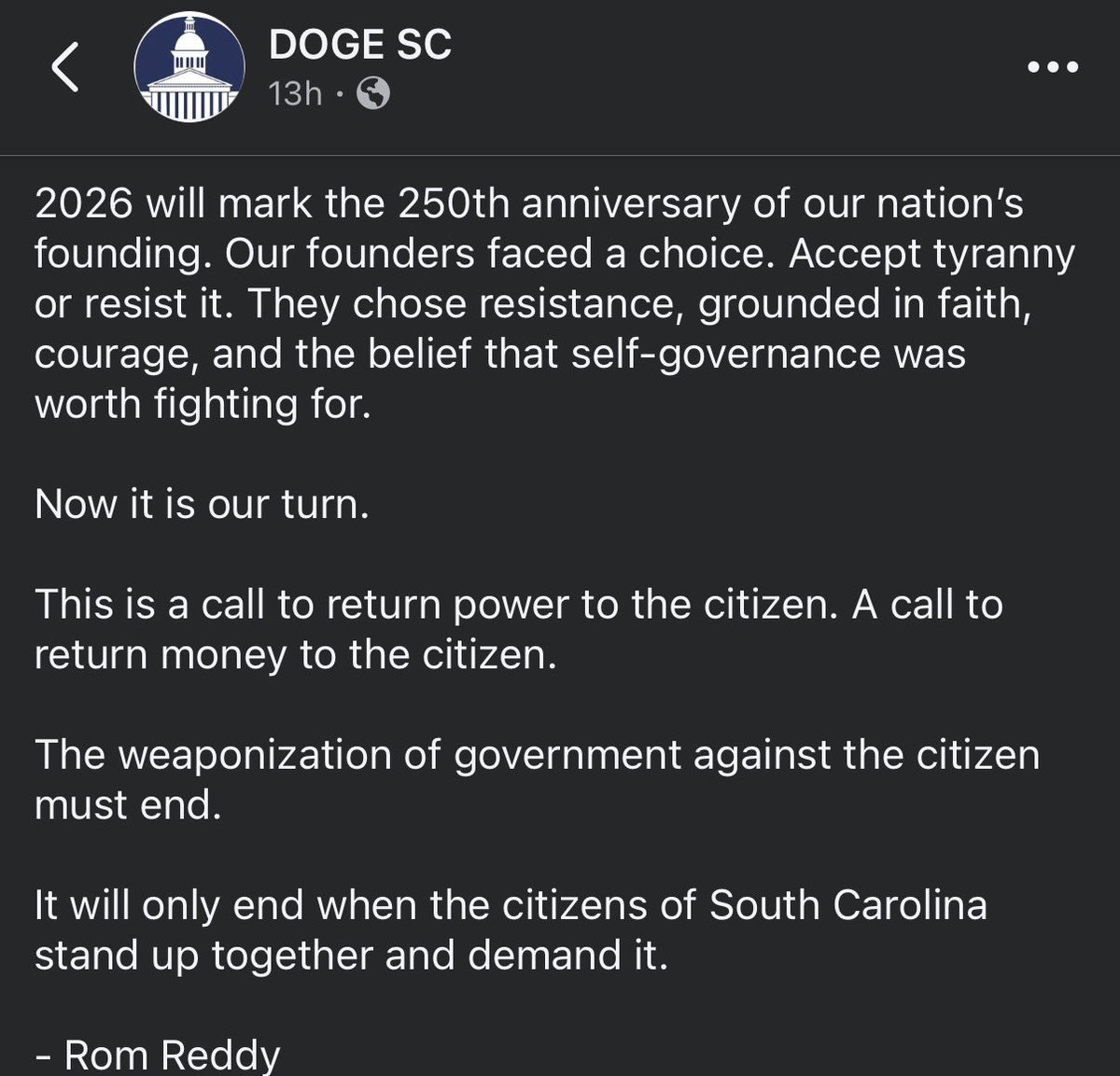 jacob_nl's tweet photo. @hasanthehun I just read one of the most psychotic takes even in my home state of South Carolina, thought you might be interested in seeing it https://t.co/CLWgzz5yW0