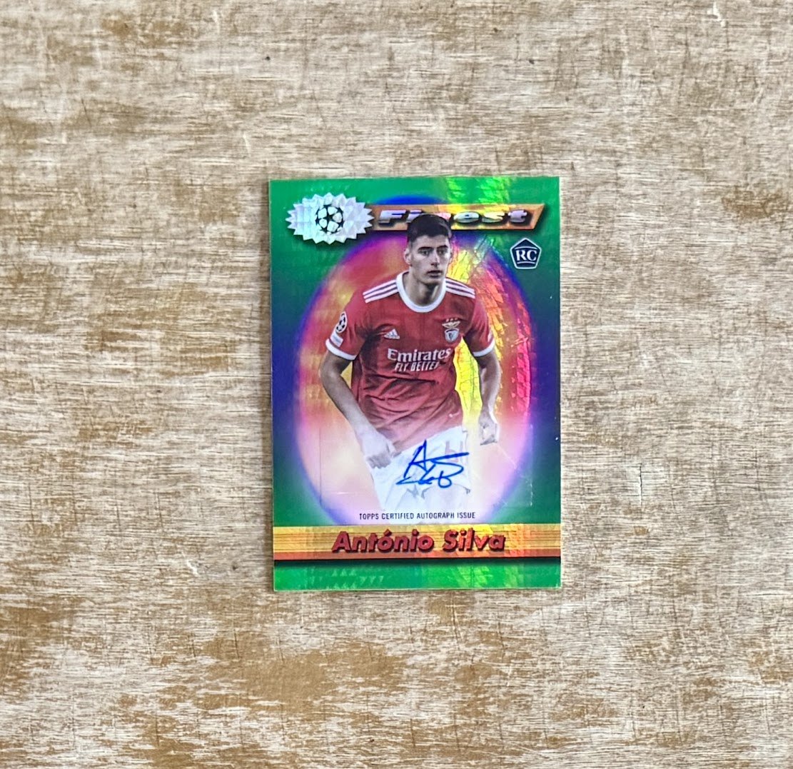 2022-23 Finest Flashback Antonio Silva Rookie Auto /35

$30

*See pinned tweet for shipping, etc
Stack min $10
#TSSS #GiuntaStack