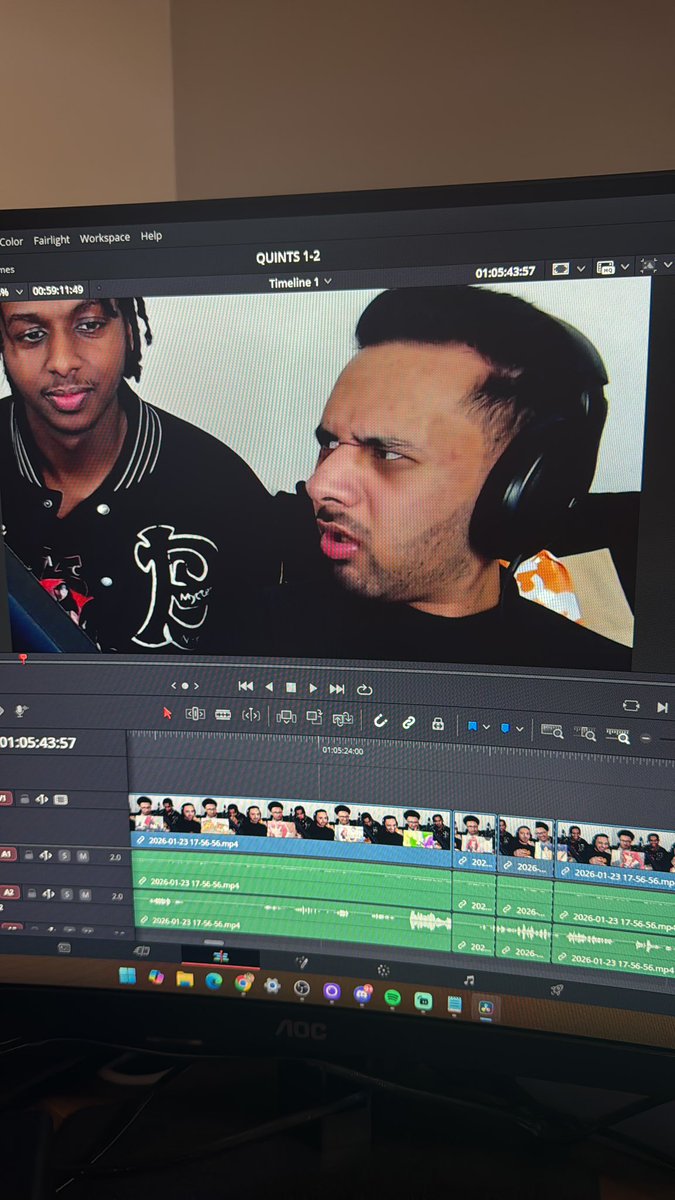 Just finished editing one of the funniest video I’ve ever done with <a href="/ZERO38XT/">Z38</a> and <a href="/AdrynsWeb/">adryn 🍂 𖤐⋆</a> Should drop Tomorrow at around 8PM GMT 💔😭 Hope you guys enjoy this one as it’s a lil different 💀