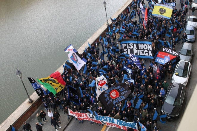 “If Palestine dies, humanity dies”  

📍Pisa SC, Italy
