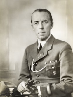 URDailyHistory's tweet image. 19 Feb 1945: #Swedish Count Folke #Bernadotte, a vice president of the Swedish Red Cross, is contacted by Reichsführer-SS Heinrich #Himmler near the end of World War II regarding a possible separate #peace with the Western Allies. Bernadotte was already deeply involved in