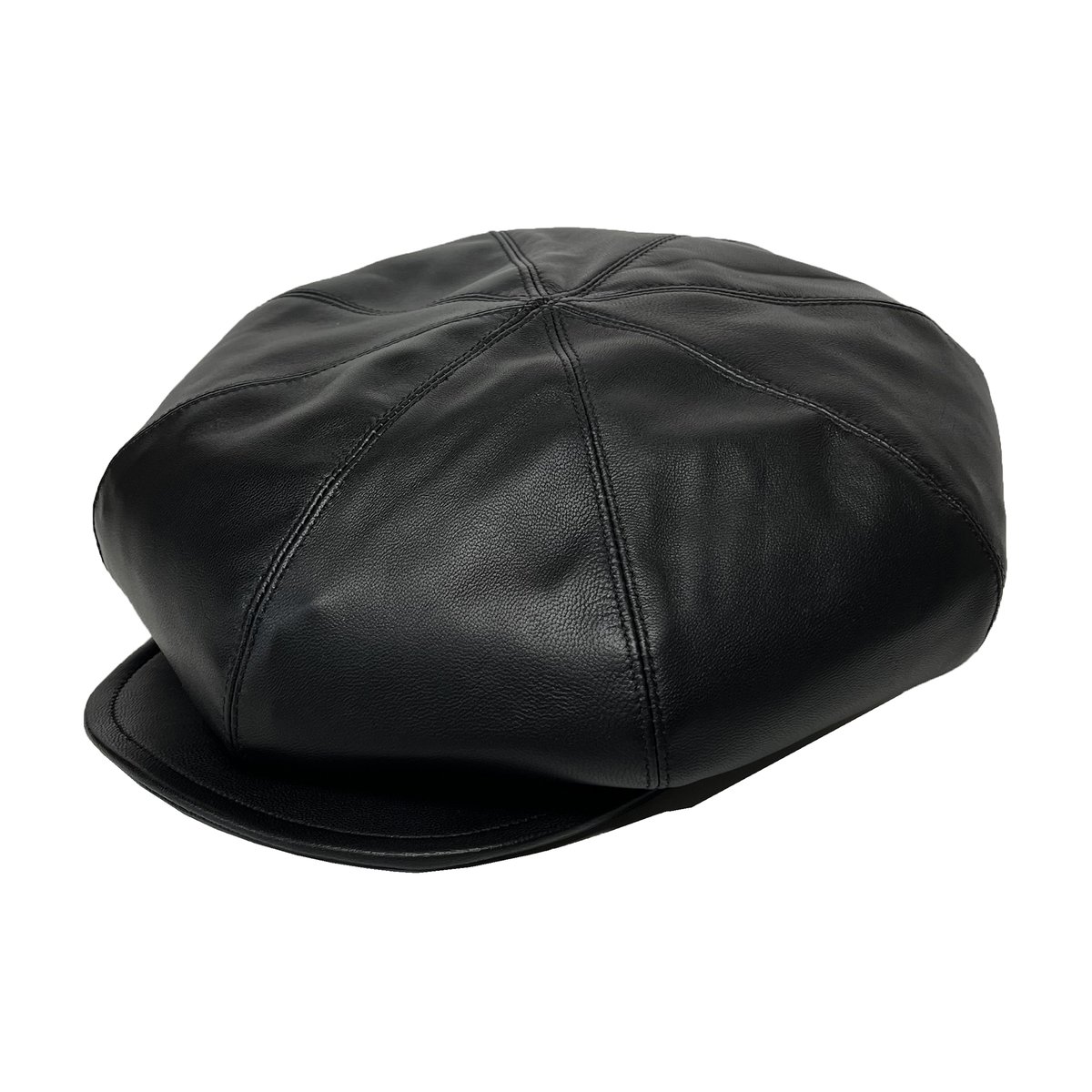 Original John LEATHER FLAT TOP CAS 大きなシルエットのレザービッグ