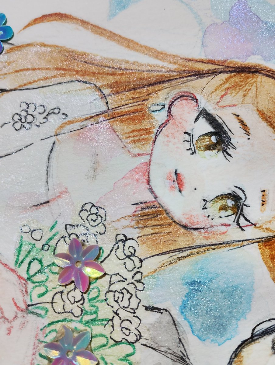 Hola kirines :3 cómo están? 
Acá Hanita desaparecida porque chambeando en las comisiones de San Valentín 🩵

#SanValentín #love #artwork