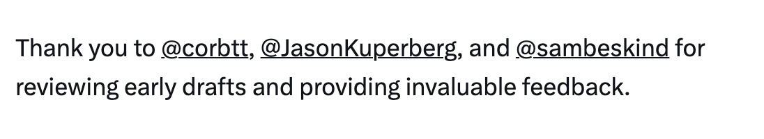 NathanielDWhite's tweet photo. I don't mean to be a hater. There are some good points in this essay. 

But there is something ironic about ending a 5000 word persuasive essay about AI's impact with this... (ChatGPT couldn't even get a h/t?) https://t.co/b2XJPcpxen