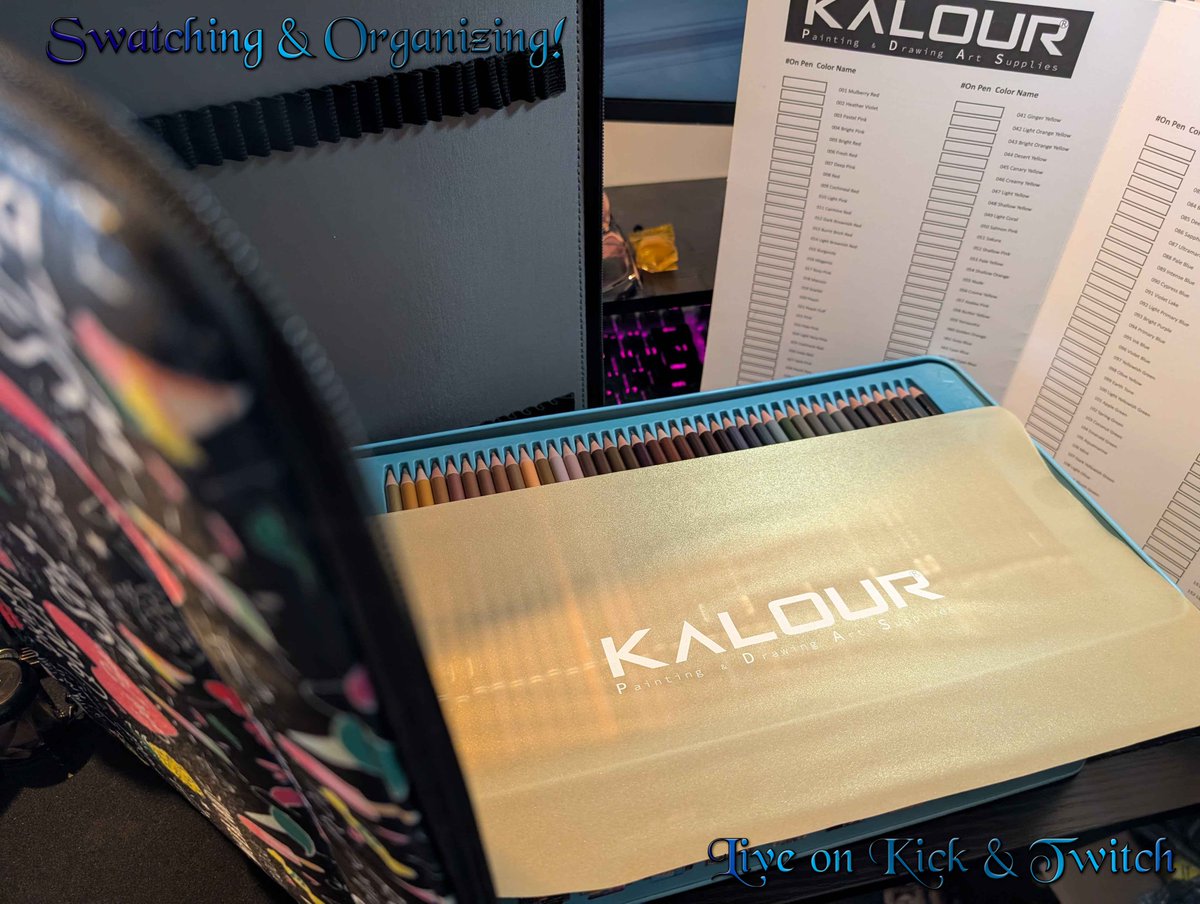 [EN]🎨 NEW COLORS DROPPING! Swatching &amp; Chill Vibes 😌 COME RELAX! Day 6 and 8 days till i'm 43! #ArtTherapy #ColoringStream #ChillVibes twitch.tv/lunarphase_gam… kick.com/lunarphase_gam…