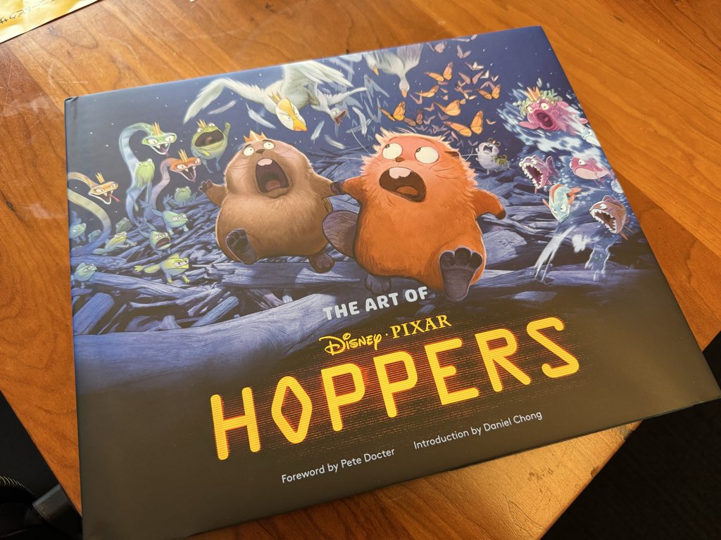 The art of HOPPERS came out so beautiful!! Thank you <a href="/ChronicleBooks/">Chronicle Books</a> this thing is jammed packed with little round beavers
