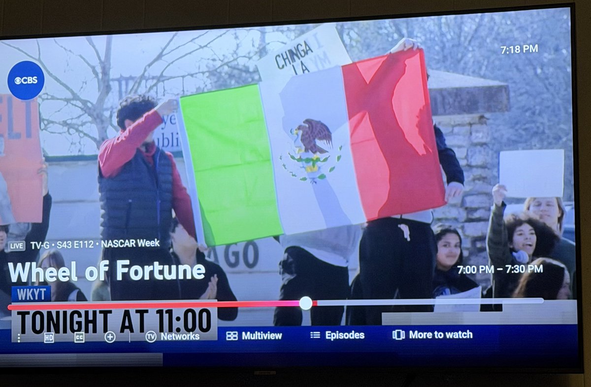 UKWildcats50's tweet photo. @wkyt y’all getting wild these days with what you put on tv 🤣🤣🤣 #FuckMexico??? https://t.co/1eouAMDFlu
