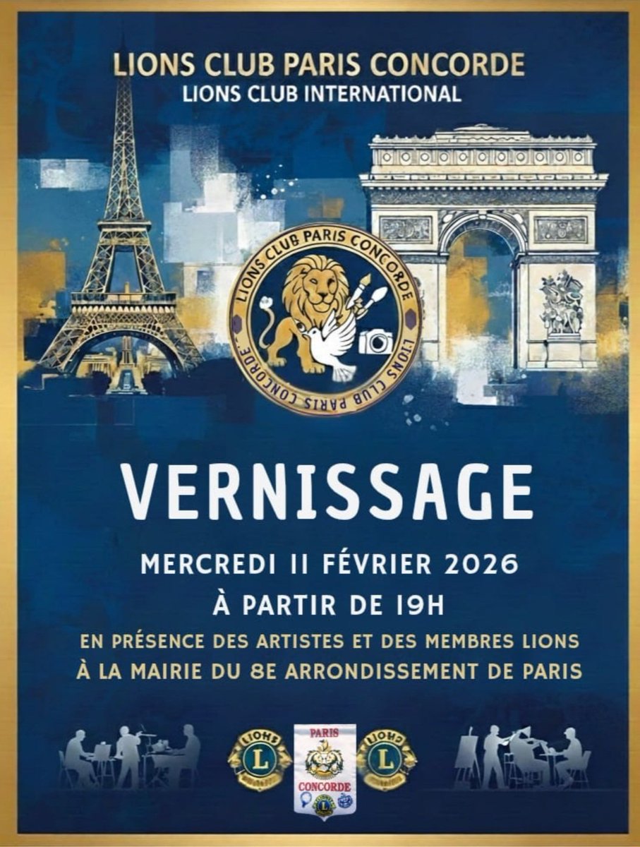Vernissage ce mercredi 11 février à 19h, mairie du 8ème arrondissement, Paris.
Peinture, sculpture, photographie. Exposition organisée  le Lions Club Paris Concorde.

Eveline David-Valette 
edvsculpturepeinture.com
