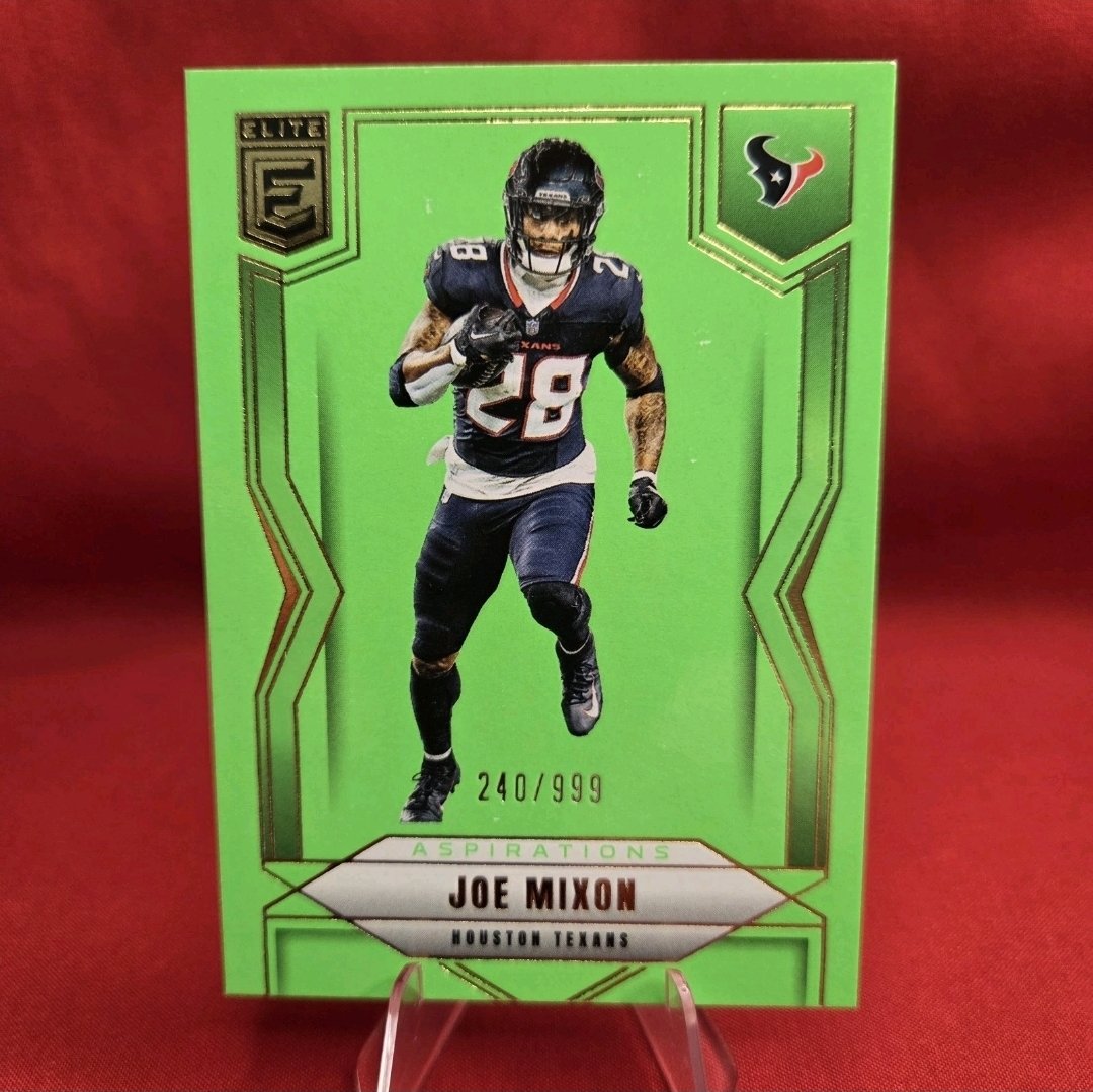 flasprtscardhvn's tweet image. Fresh listings. Check out this 2025 Panini Prizm TJ Hockenson Lazer Prizm and 2025 Donruss Elite Joe Mixon /999. Grab for your collection today. Check out the link below for these cards and others.
ebay.us/m/uNFlpf
#footballcards #cardcollectors #sportscards #thehobby