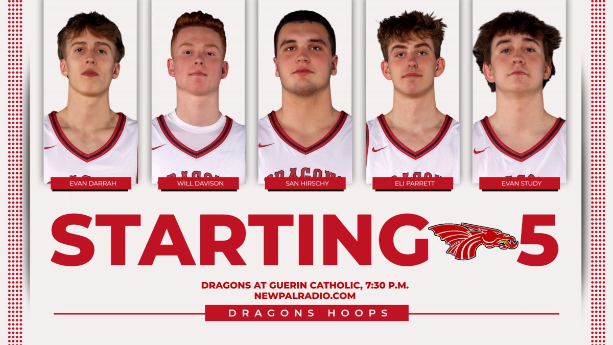 Our starting five at Guerin Catholic.