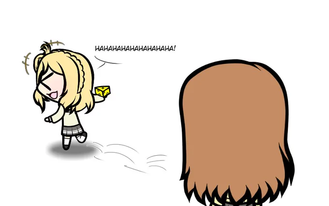 Today's Maru - Day 713 mari stole maru's cheese