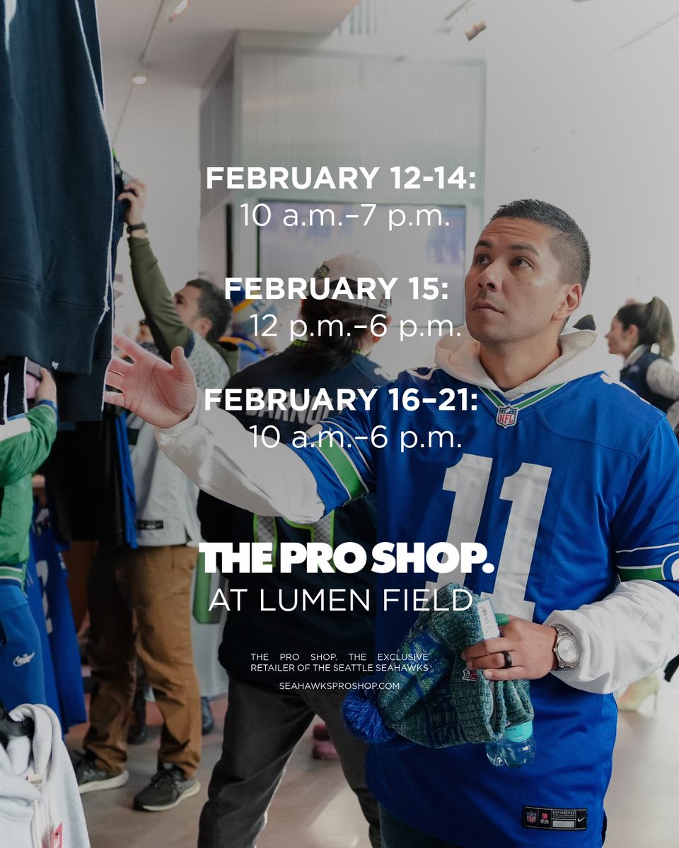 Seahawks Pro Shop tweet media