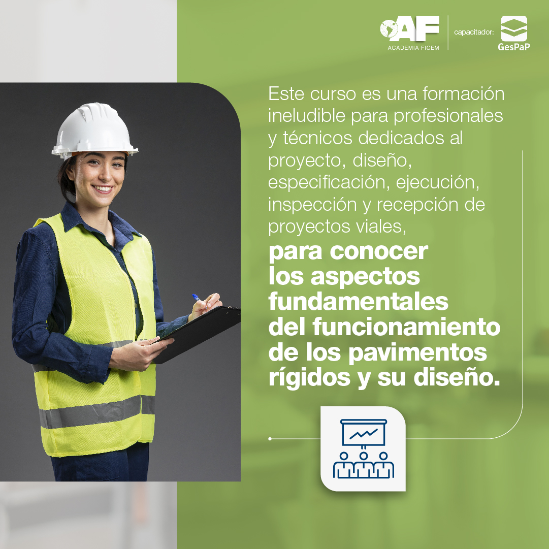 AcademiaFICEM's tweet photo. Te interesa aprender sobre el diseño de estructuras de pavimentos rígidos? ¡Esta es tu oportunidad! 

Regístrate en el curso sincrónico "Fundamentos y metodologías para el diseño de estructuras de pavimento con concreto", impartido por GESPAP INGENIERÍA & CERTIFICACIÓN, una reconocida empresa internacional que ofrece asesoramiento técnico experto en ingeniería de pavimentos y pisos industriales en toda América Latina y el Caribe.

No dejes pasar la oportunidad de mejorar tus habilidades y conocimientos en este campo tan importante.

📩 Escríbenos a: academia@ficem.org 
📲 Contáctanos por WhatsApp: https://t.co/XUawFBCQM0
🌐 Visita 👉 https://t.co/CtCrYDWPgx y explora nuestra oferta académica.

#FICEM #AcademiaFICEM #Cemento #Concreto #Capacitación