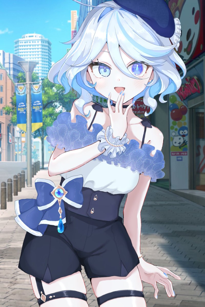 お待たせ！……ふふ、見惚れてしまったかい？
#GenshinImpact  #Furina