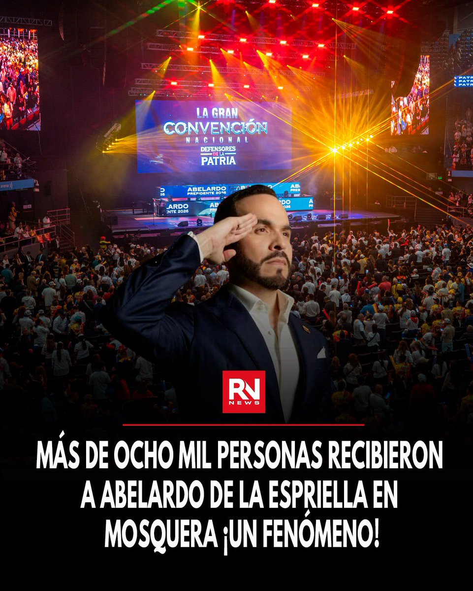 RNacional_News's tweet image. 🔴 #Urgente Más de 8.000 personas recibieron a Abelardo de la Espriella en Mosquera en un acto multitudinario que evidenció su gran capacidad de convocatoria.