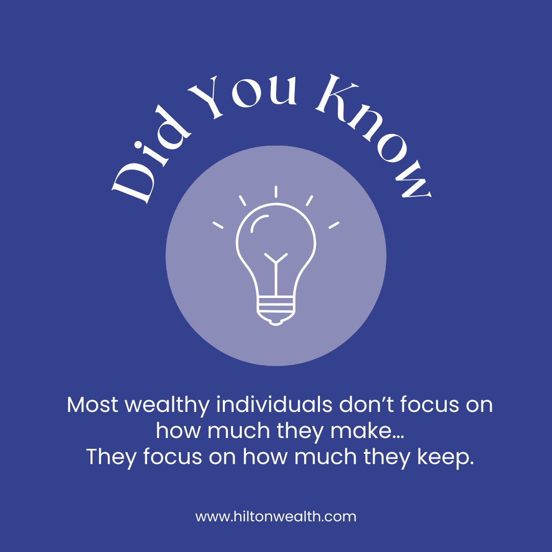 HiltonWealth's tweet photo. Most wealthy individuals don’t focus on how much they make…
They focus on how much they keep.
📉 Taxes, structure, and strategy matter more than income alone.
💡 Wealth isn’t built by accident—it’s built by design.

#FunFactFriday #WealthStrategy #SmartMoney #TaxEfficient https://t.co/X1KKftxH4l