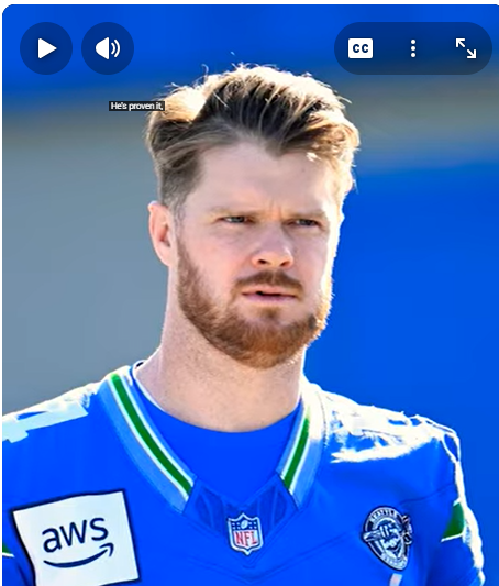 Anderlex's tweet photo. I know that Sam Darnold was caught on the sidelines when he played for the Jets saying, "I'm seeing ghosts" but when he holds that Lombardi trophy up in front of the crowd before the parade he should look at it and say, "I see my reflection" @Seahawks https://t.co/vwR9S947Ky