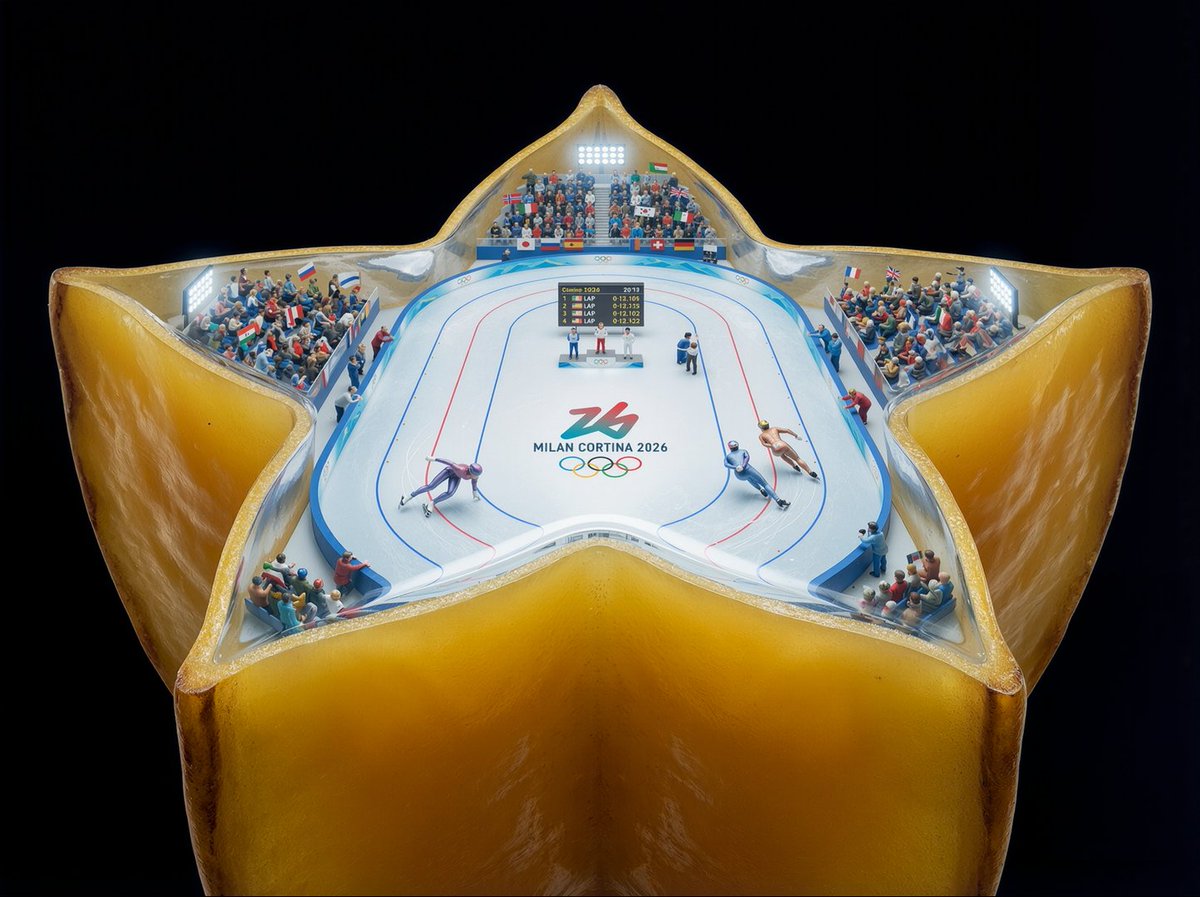 Speed skating mini stadium