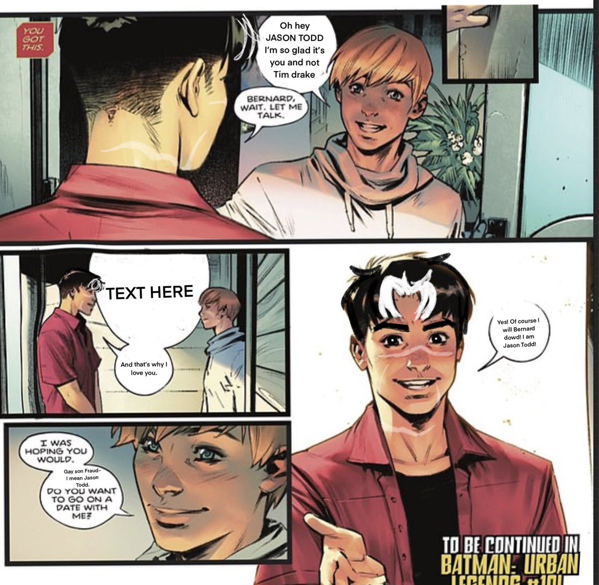 berjaydaily's tweet photo. This was adorable. #bernarddowd #jasontodd #berjay #jayber https://t.co/HmLKC5b3VT