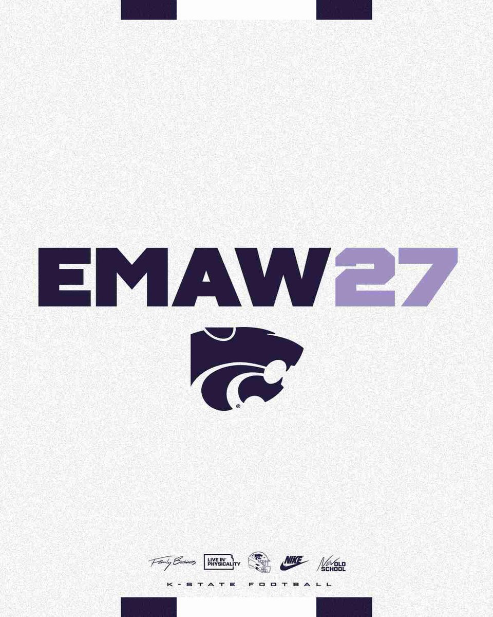 Excited for the opportunity to visit <a href="/KStateFB/">K-State Football</a> in the spring! Can’t Wait! #EMAW

<a href="/GenevaVikingsFB/">Viking Football</a> <a href="/CoachGrady27/">Coach Grady</a>
@coachho <a href="/JoeNinni/">Joe Ninni</a> <a href="/CoachChris_Roll/">Coach Chris Roll</a> <a href="/EDGYTIM/">Timothy “EDGYTIM” OHalloran</a> <a href="/scottybscout/">Scott Burgess</a> <a href="/AllenTrieu/">Allen Trieu</a> <a href="/On3/">On3</a> <a href="/247recruitment/">24-7 Recruitment</a> <a href="/RivalsHS/">Rivals High School</a> <a href="/ChiPlayerWatch/">Chicagoland Player Watch</a> <a href="/PrepRedzoneIL/">Prep Redzone Illinois</a> <a href="/QBHitList/">QBHitList.com</a>