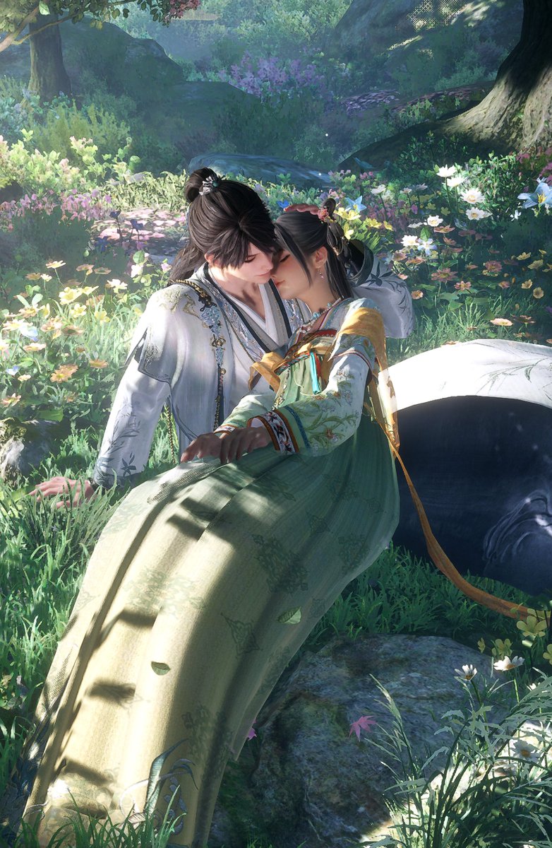 This card was so adorable! MC was so precious. 🥺❤️ After the tense political space drama (and also twitter drama...) that came from Imperial Thronesong, this was a much needed "fluff" card for Caleb. 🍏🍎

I am disappointed that they censored en loc again though, but oh well.🤷