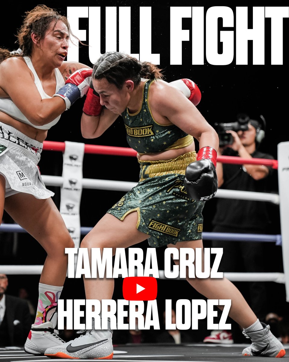 🥊 Full Fight Now Live!
Relive Brianda Tamara Cruz vs. Claudia Herrera Lopez from Night of Champions VII at Thunder Studios. A nonstop 6-round battle you don’t want to miss 👊🔥Watch the full fight now on DMG Boxing’s YouTube! 📺
youtube.com/watch?v=hHGE53…