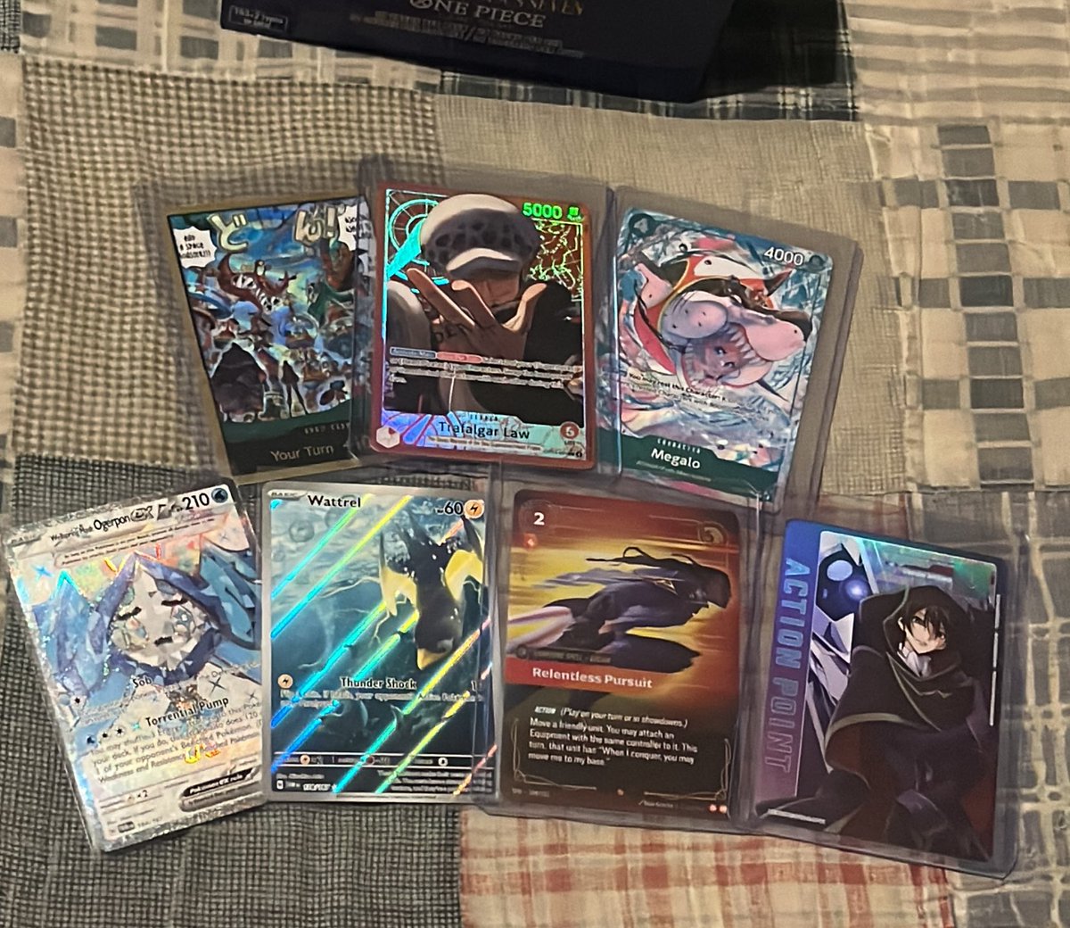 Holo action point? Gold Egghead Don? Law Leader??? Can’t complain at all with these results! 😮‍💨