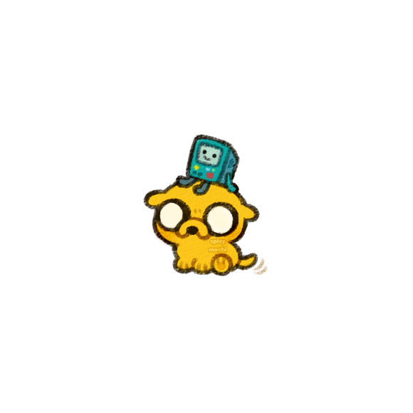 jake the puppy and bmo!