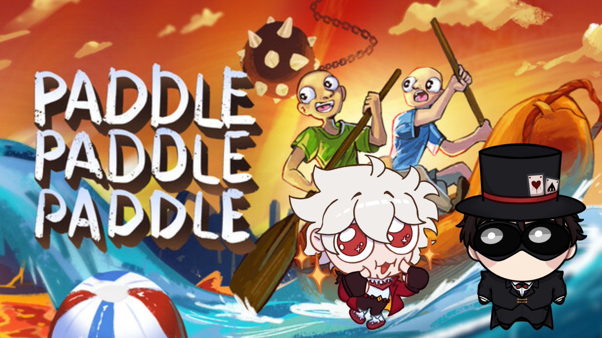 I have tons of faith that me and <a href="/TopHatVTuber/">Top Hat 🪄♥️ Mad Magician VTuber</a> will NOT be swept away by the currents of the river (I have little faith)

Paddle Paddle Paddle happening now on purple app 🔗⬇️