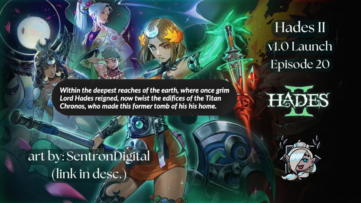 It's Time for Episode 20 of #hadesii! Just gonna keep ganking gods until I feel better about this unlife. Also, #ICEOUTNOW. Also-also, #ReleaseTheEpsteinFilesNOW. 

8pm central(us) Twitch-Kick-YouTube, all handles NeysaDoesGames

#supergiantgames #twitch #Kick #YouTuber