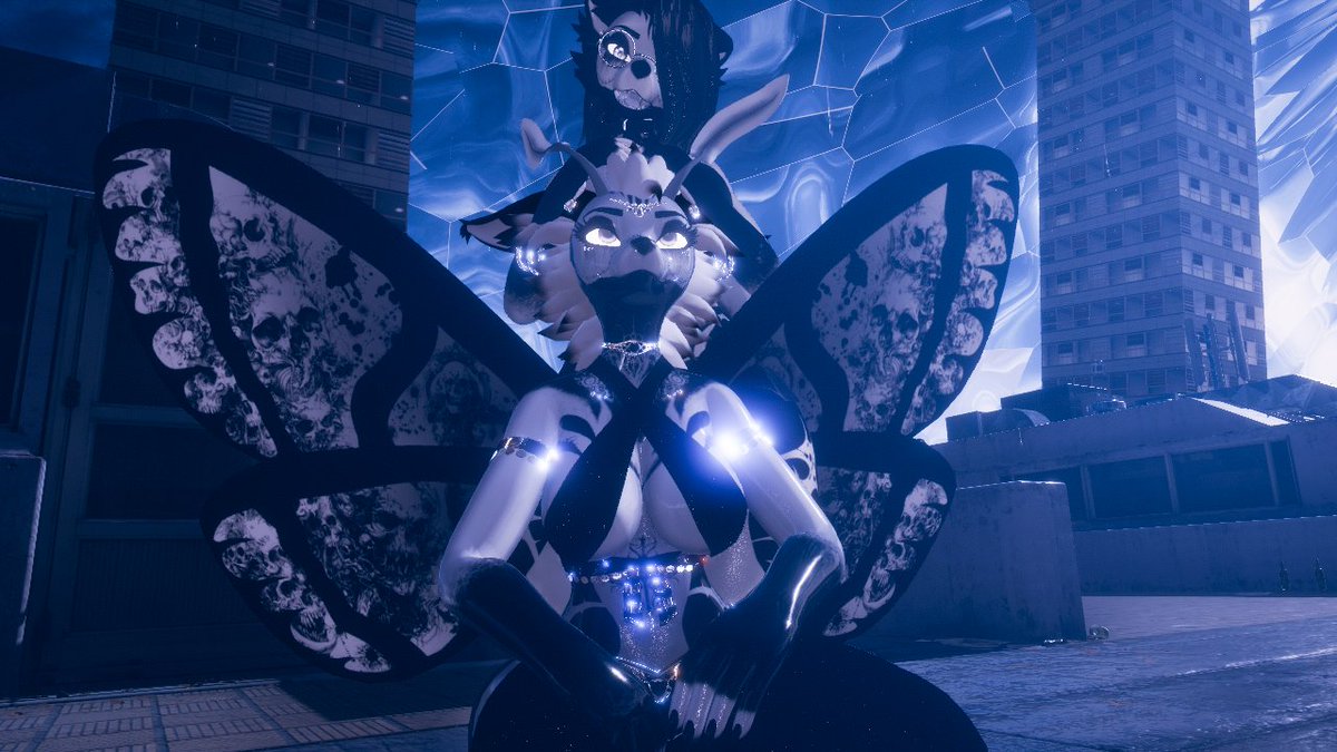 VayneAlvaldiVRC's tweet photo. Hey you! Yes you.
🖤 Gothic Fox-Puppymoth has escaped the void and is demanding attention 🖤
Pure monochrome chaos. Pointy ears. Fluffy menace in all the right shadows. Perfect for anyone who breathes monochrome textures and dark VR vibes.
It’s spooky, it’s cute, it’s absolutely your next VRChat obsession. 😈✨
https://t.co/GluDgZuMaU
https://t.co/xBNIqA9biH (cheaper here like always)
📸@.novaw0lf on tiktok
#VRChat #Gothic #3DModel #Furry #Darbi