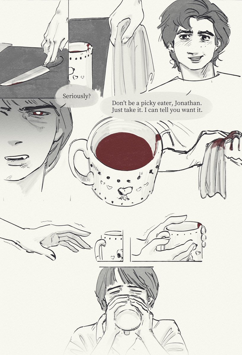 marchfear03's tweet photo. 16-19 / ? Pages - vamp!jonathan comic cont. #stonathan #StrangerThings https://t.co/SJBZYtCmEH