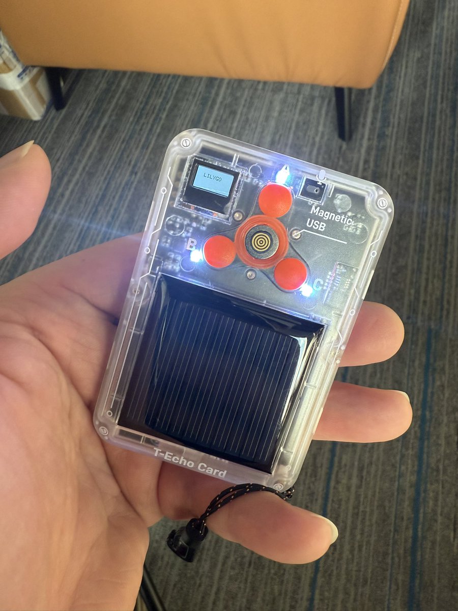T-Echo Card is gearing up for in-store sales! Solar-powered, ultra