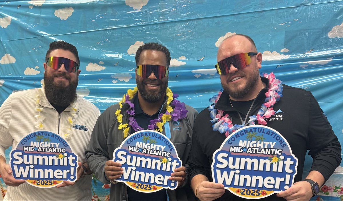 Jon_Russell__'s tweet image. This one’s SPECIAL! 5 winners from team FROST 💎👏🏼🎉!!  Shout out to the entire team, what a YEAR! Congratulations to all the winners out there! See you in Nassau! 🏖️ #lifeattATT #Summit #TeamFROST