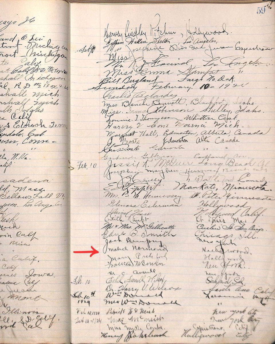#ThisDayInHistory Silent Film actresses Mary Pickford and Mabel Normand visited the Mission on February 10, 1924. Both stars and producers of the silent film era, the pair would be two of many famous guests across California and Hollywood to visit Mission San Juan Capistrano ⭐️
