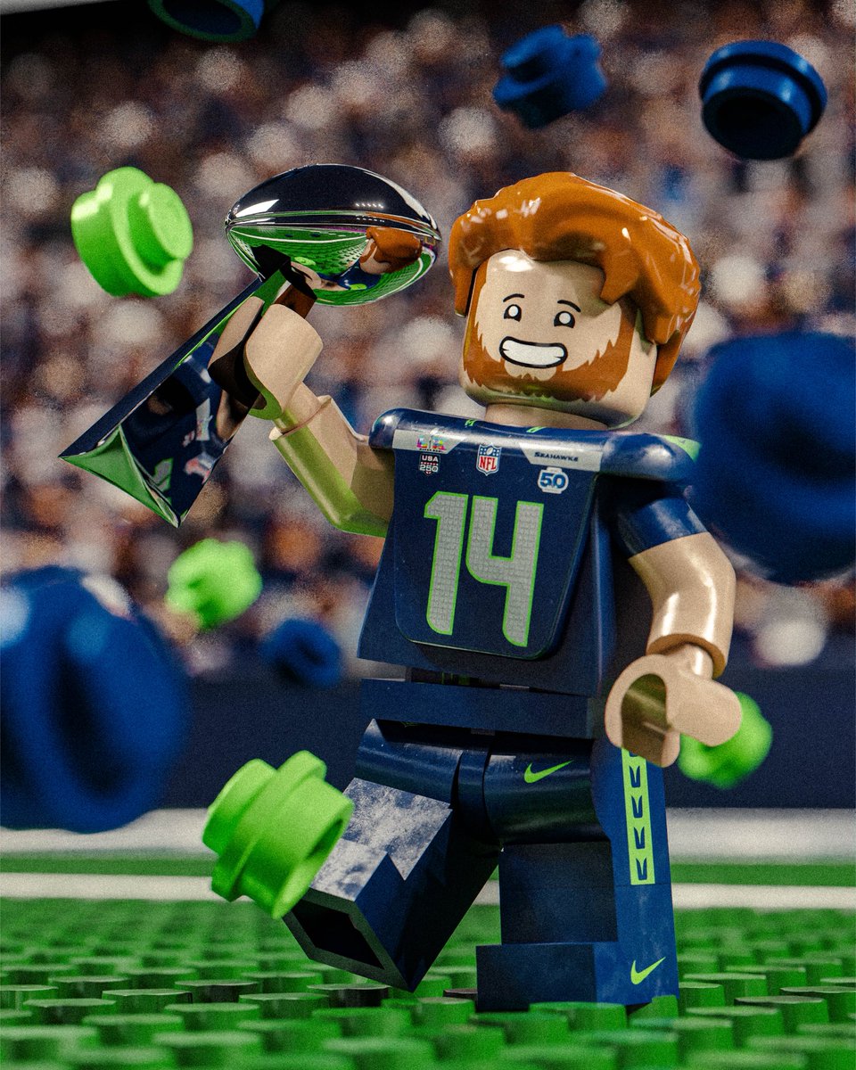 noah_halford's tweet image. The @Seahawks are Super Bowl LX Champions 🏆

But make it LEGO 🙌

Check them all out in the thread 🧵