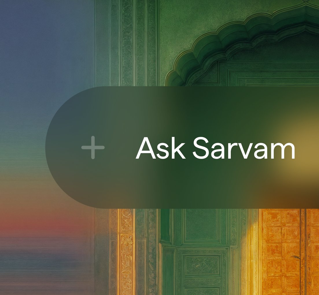 Really tripping on the latest <a href="/SarvamAI/">Sarvam AI</a> brand design. The aesthetics are so India. Reminiscent of our childhood full of mandalas, colors of holi, temples of the South and minarets of the North. Truly "all of India" in sarvam, as they build AI for all. Incredible work by the
