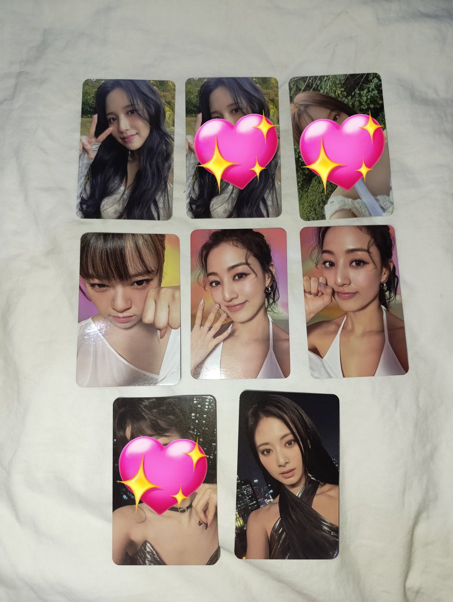 TtalgiiPH's tweet photo. Wts lfb 

TWICE PHOTOCARDS 

🏷️ twice Nayeon jeongyeon Momo Sana Jihyo Mina Dahyun chaeyoung tzuyu aespa itzy blackpink weekly yeri stayc https://t.co/4DOAEsnpzD