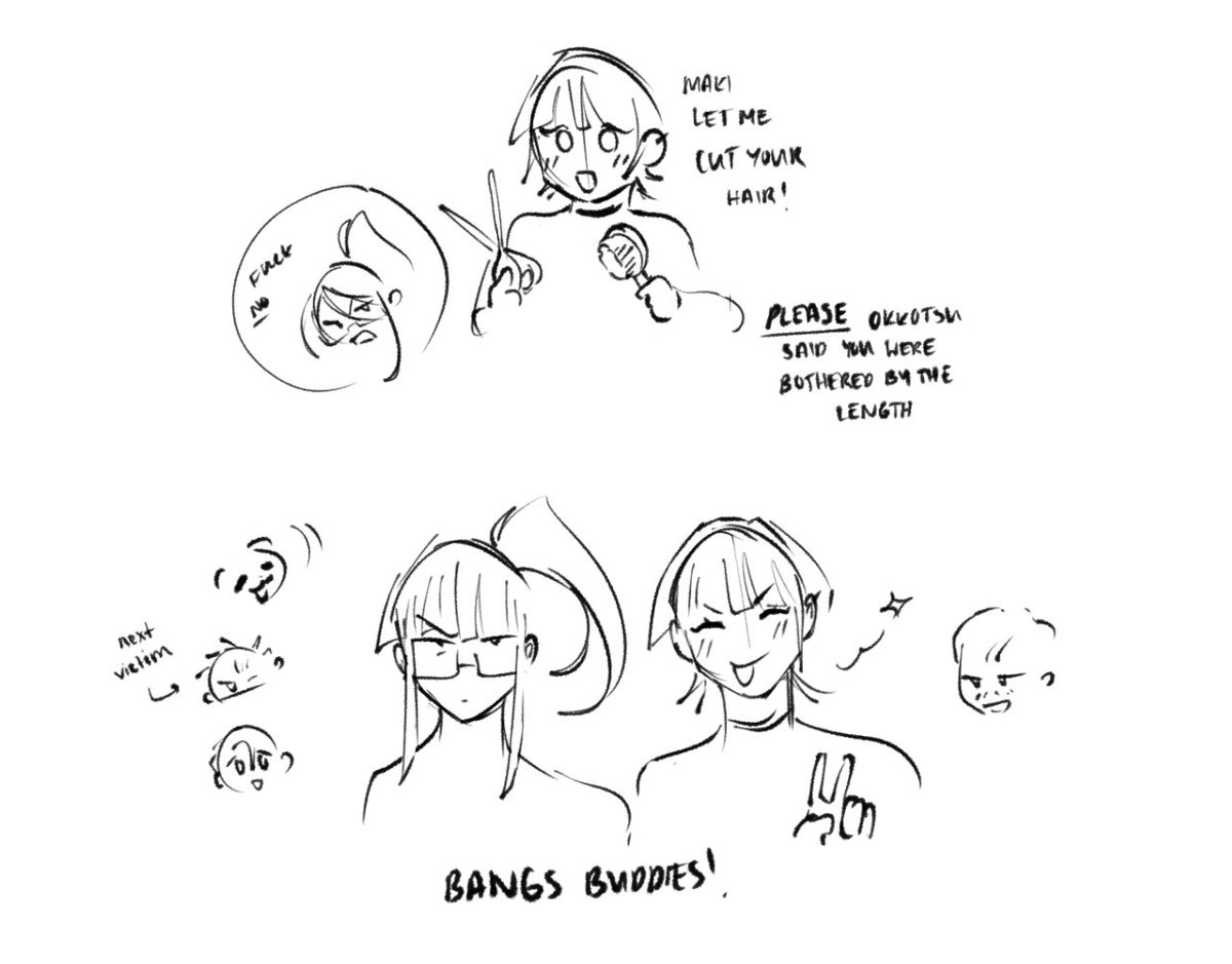 maki and kirara idea that popped into my head