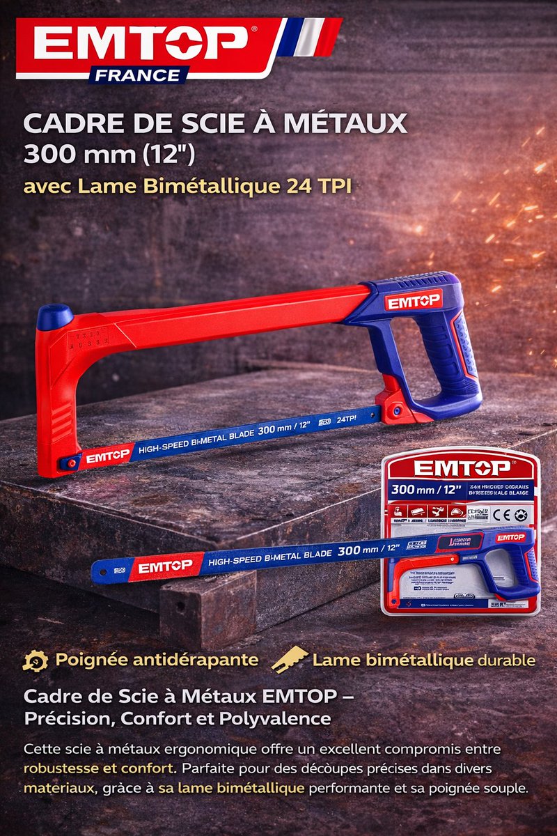 EMTOP_FRANCE's tweet photo. 🔥 COUPEZ NET. COUPEZ JUSTE.
La précision commence par le bon outil 🔧
👉 Un indispensable pour l’atelier et le chantier.
Avec EMTOP France, la performance est au rendez-vous
#EMTOP #EMTOPFrance
#ScieAMetaux #Outillage
#OutillagePro #BricolageFrance
#DIYFrance #Atelier
#Chantier https://t.co/OlWPu9fdxO