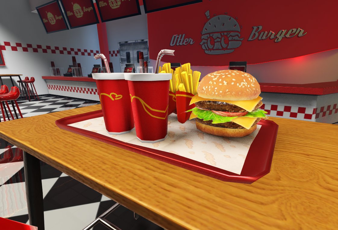 🍟Momo City🍔
Otter Burger at the Momo City Waiting room/countdown, Coming soon!! 
#ROBLOX #Momocity
