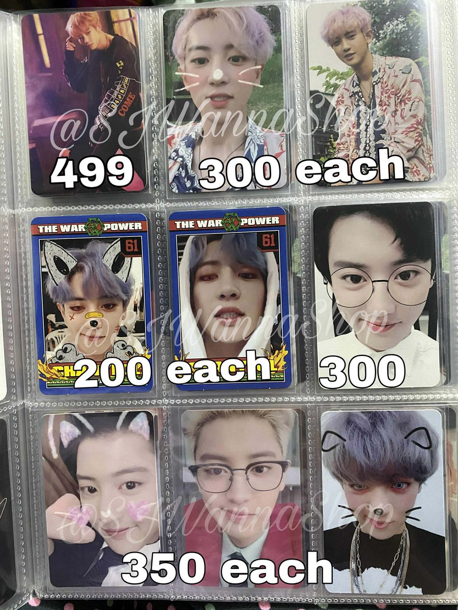 SJWannaShop's tweet photo. WTS/LFB

CHANYEOL OFFICIAL PHOTOCARDS

Discount may apply if 2 or more

Can pay thru Gcash, Maya or BPI

Shipping thru J&amp;T

#kpop #EXO #CHANYEOL https://t.co/AMFewedYOt