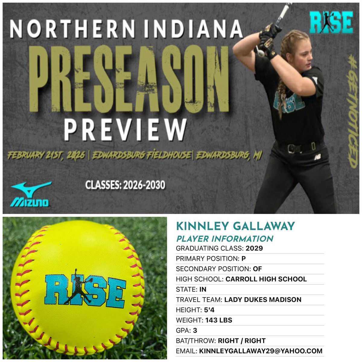 RISE Softball-Midwest tweet media