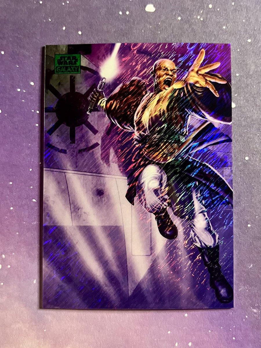 JBMStarWars's tweet photo. ✨ #JBMSWstack Feb 1 Night Sale ✨
Claim with take
Galaxy /199
Mace Windu
$10
📦 PWE $1 (1-3 cards) | BMWT $6 or stack for free
🆓 Stacks over $75 ship free
📍Check pinned post for rules and info https://t.co/bN1pevYIfG