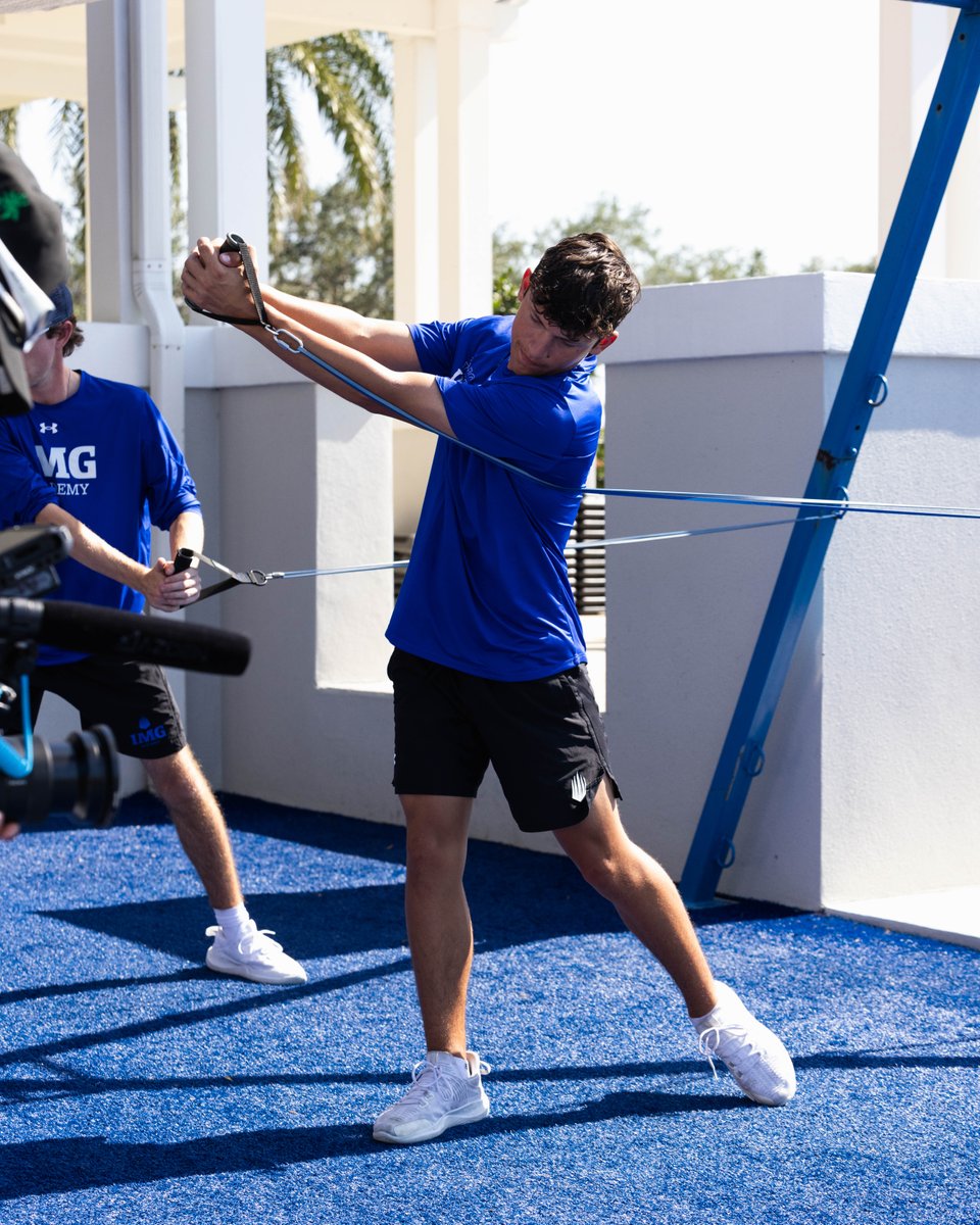 Swing smarter, not harder 🏌️‍♂️💥
Functional training is a huge area of focus at IMG Academy, helping golfers build strength, mobility, and power that directly translates to their swing‼️