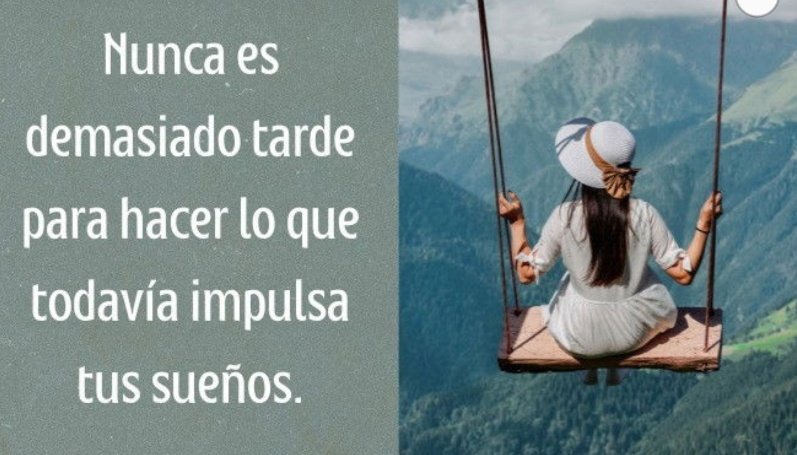 🌜Nunca es demasiado tarde para hacer lo que todavía impulsa tus sueños.🌛✨️Buenas noches ✨️