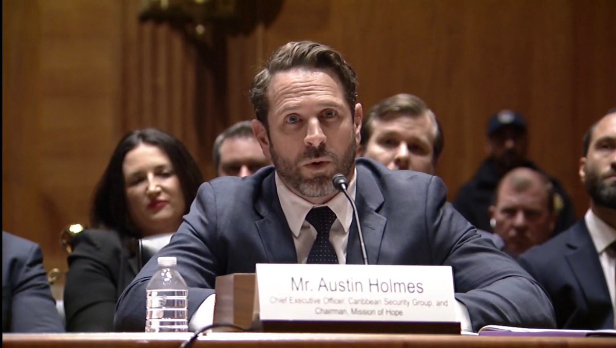 mohcaribbean's tweet photo. Today, our board chairman, Austin Holmes, had the opportunity to speak before a U.S. Senate subcommittee advocating for the Haitian people and the hundreds of organizations faithfully serving in Haiti. https://t.co/YbPSdYKRZ6